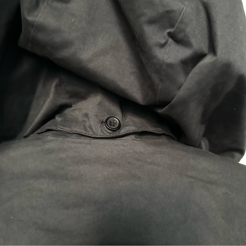 London Fog Black Hooded Jacket Size Medium - Picture 6 of 12